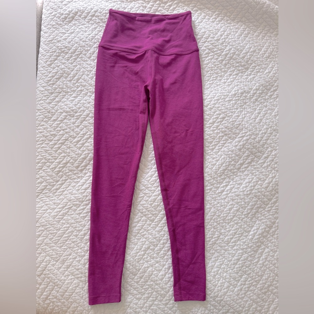 Beyond Yoga Magenta High-Waisted Leggings